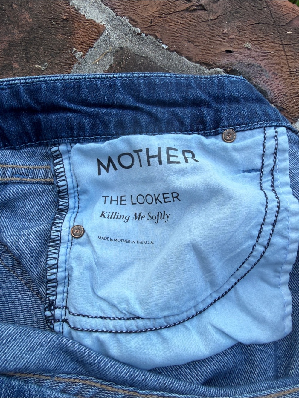 Mother "The Looker" dark wash blue jeans size 30 - Picture 6 of 8